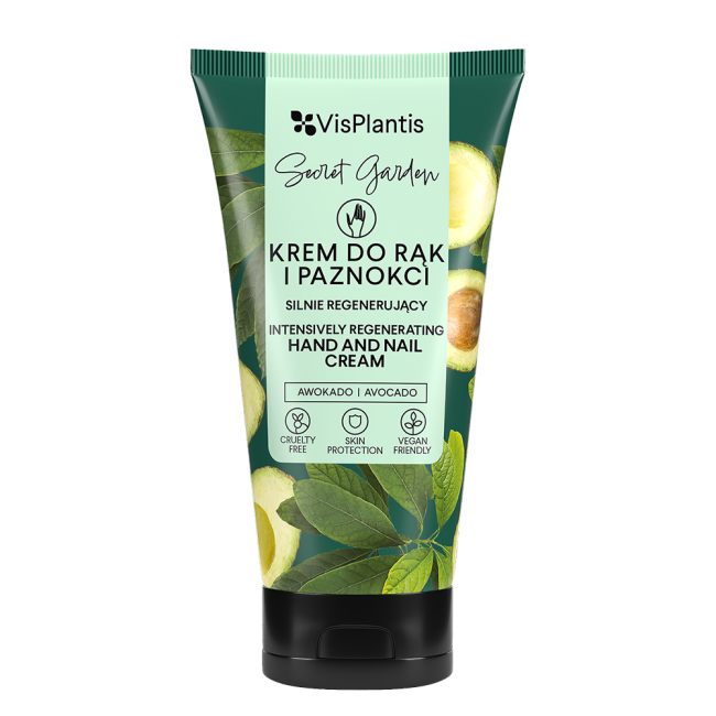 VisPlantis – Regenerating Hand and Nail Cream – Avocado and Cottonseed Oil 100 ml
