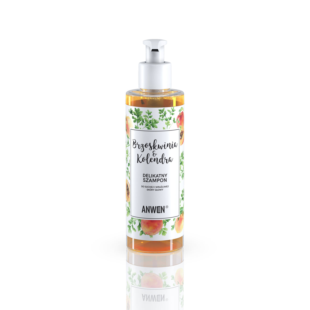 Anwen – Peach and Coriander Shampoo For Dry and Sensitive Scalp 200ml