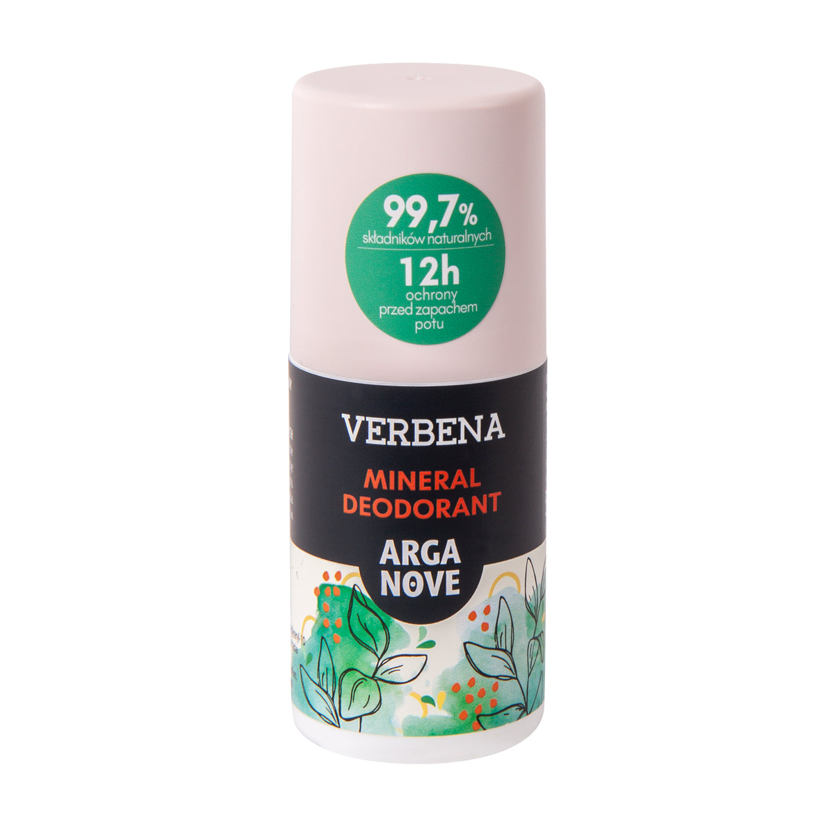 Arganove – Mineral Alum Deodorant Verbena Roll-On 50ml