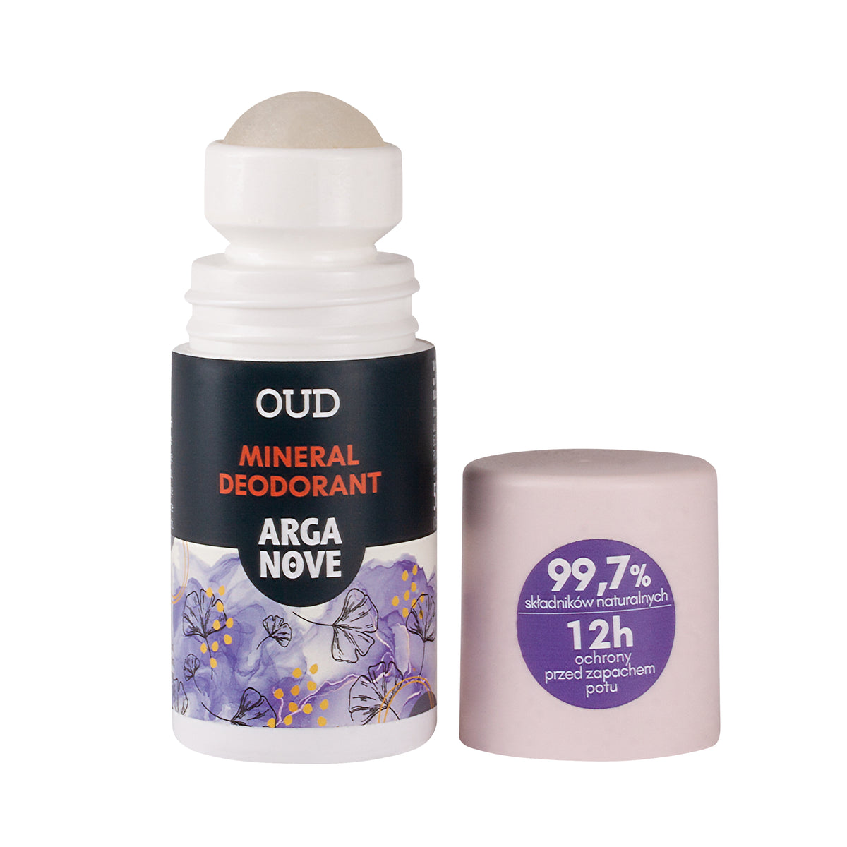 Arganove – Mineral Alum Deodorant Oud Roll-On 50ml