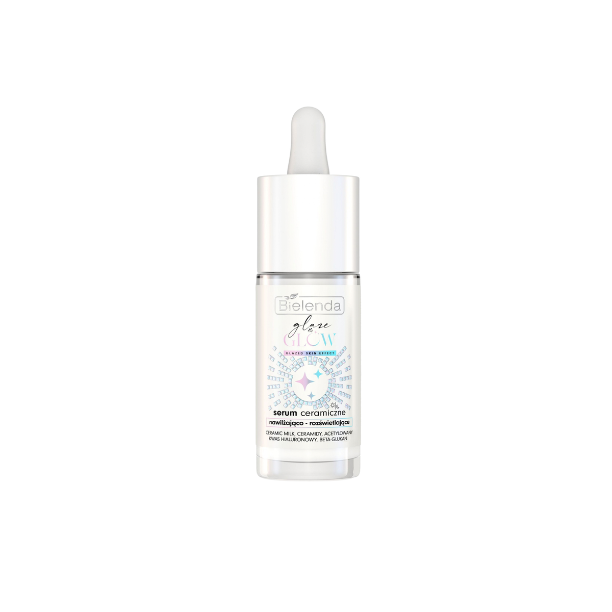 Bielenda – Glaze & Glow – Ceramic Moisturizing & Brightening Serum, Glazed Skin Effect 30ml