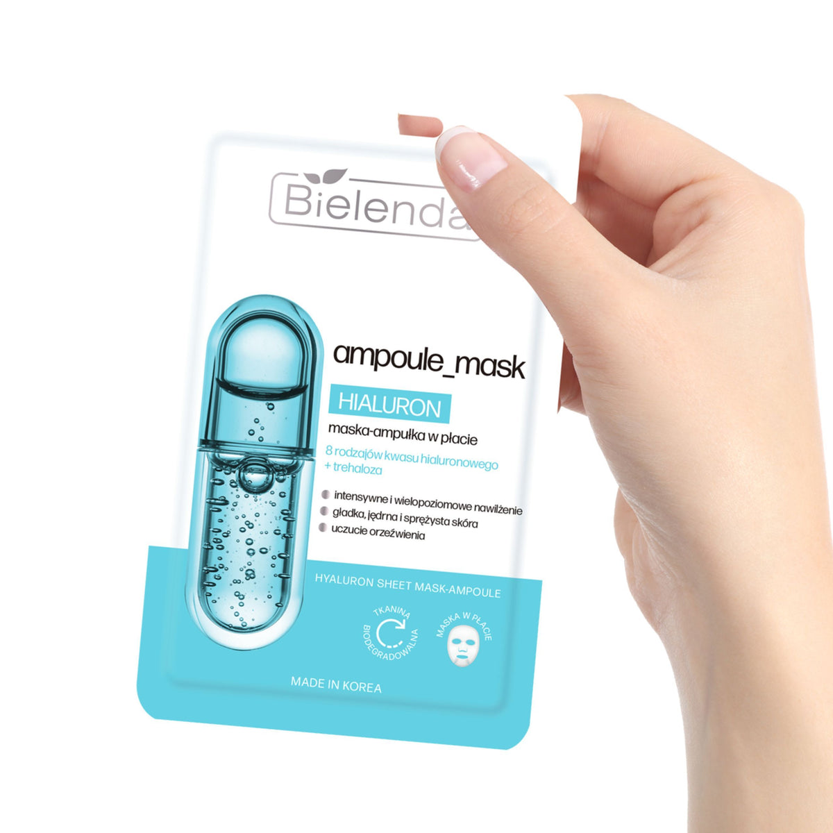 Bielenda – Hyaluron Ampoule Sheet Mask 1pc