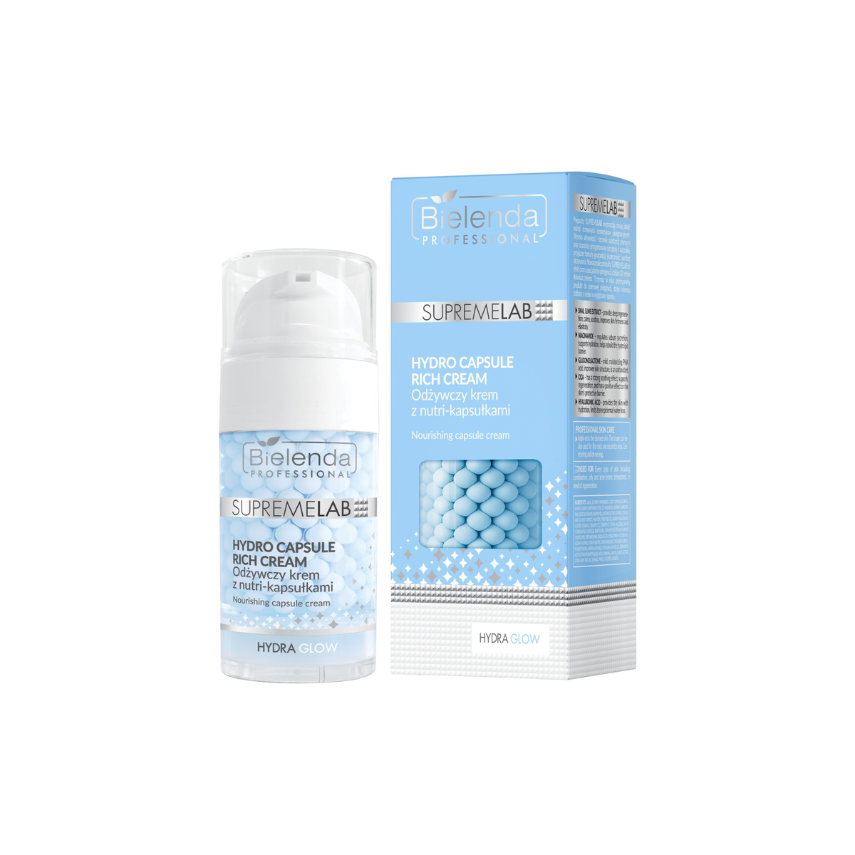 Bielenda – Supremelab – Hydro Capsule Rich Cream – Odżywczy Krem z Nutri-Kapsułkami 50ml