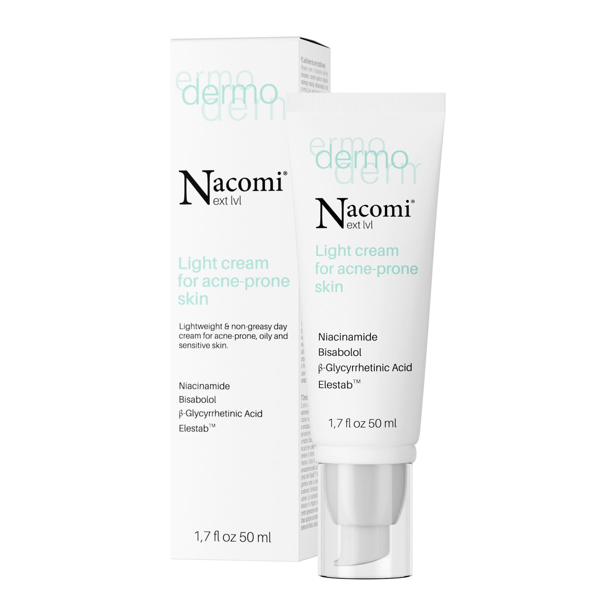 Nacomi – DERMO Light Face Cream for Acne-Prone Skin 50ml