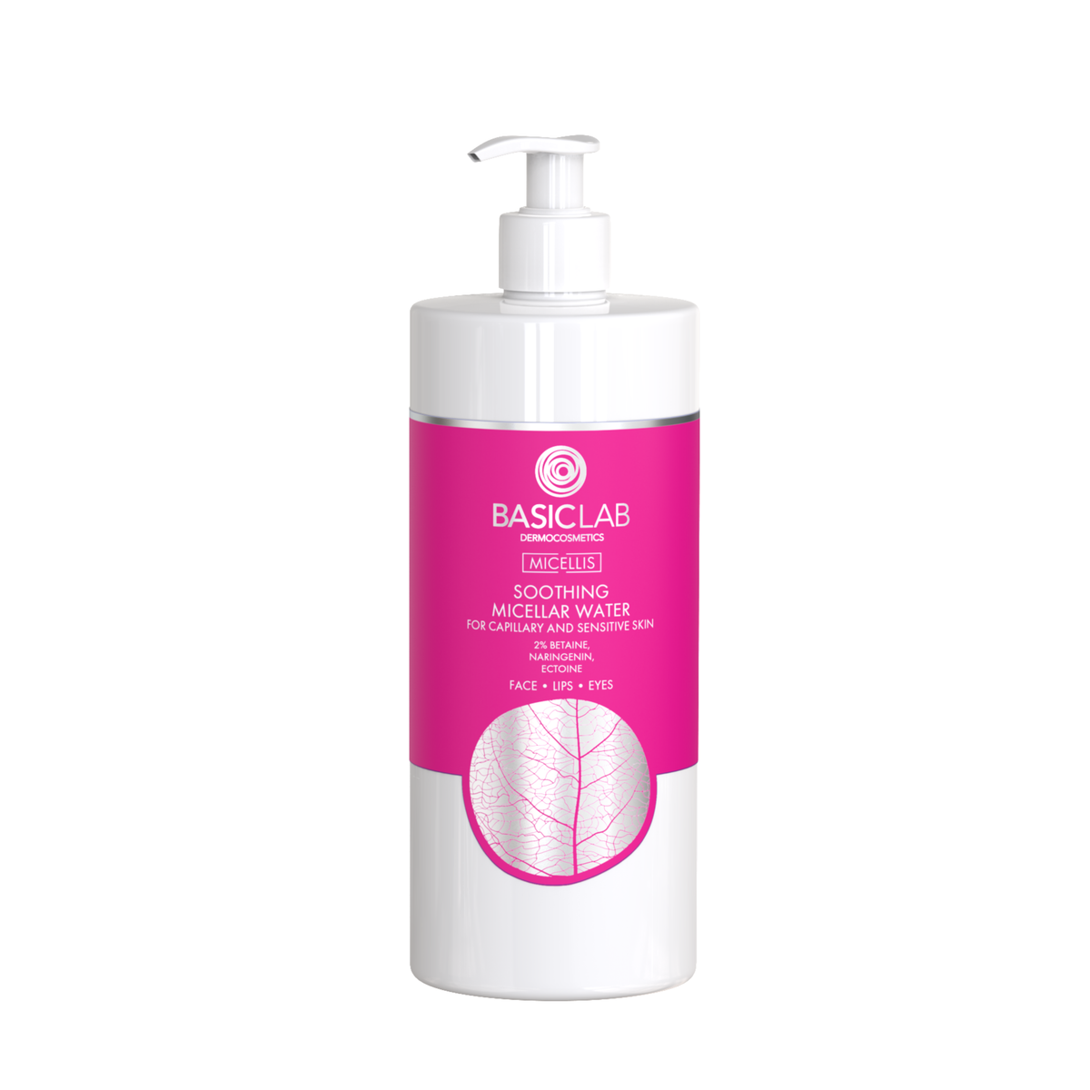 BasicLab – Soothing Micellar Water for Redness-Prone and Sensitive Skin 500ml