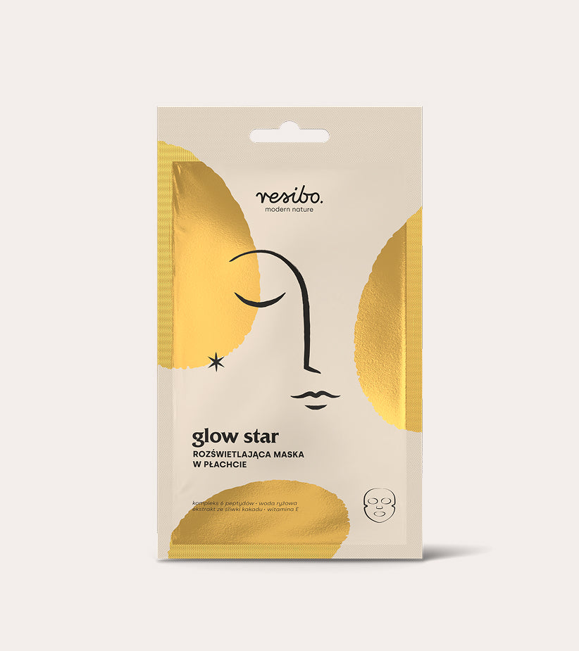 Resibo – Glow Star – Brightening Sheet Mask 1pc
