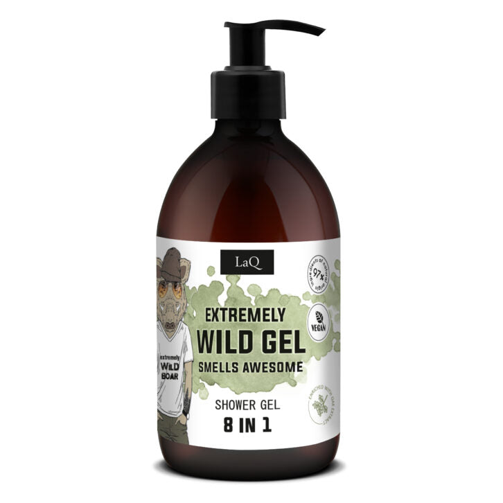 LaQ – Shower Gel 8 in 1 – Extremely Wild Gel 500ml
