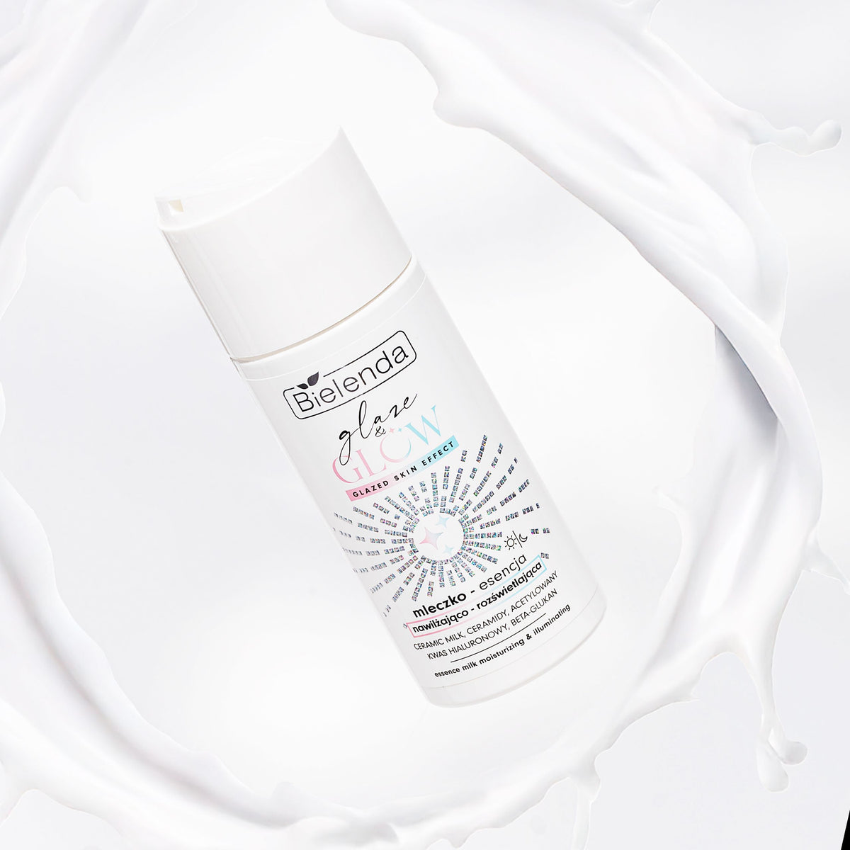 Bielenda – Glaze & Glow – Moisturizing and Illuminating Milk-Essence – Glazed Skin Effect 120ml