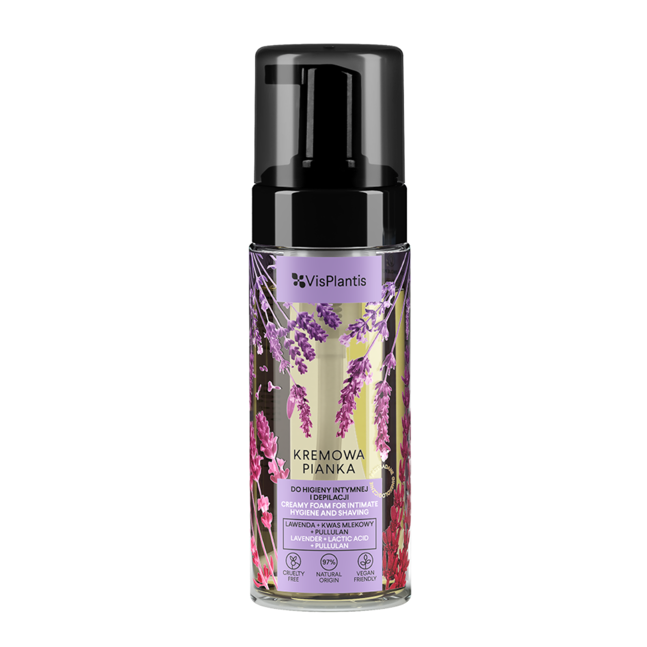 Vis Plantis – Pianka do Higieny Intymnej – Lawenda i Kwas Mlekowy 170ml