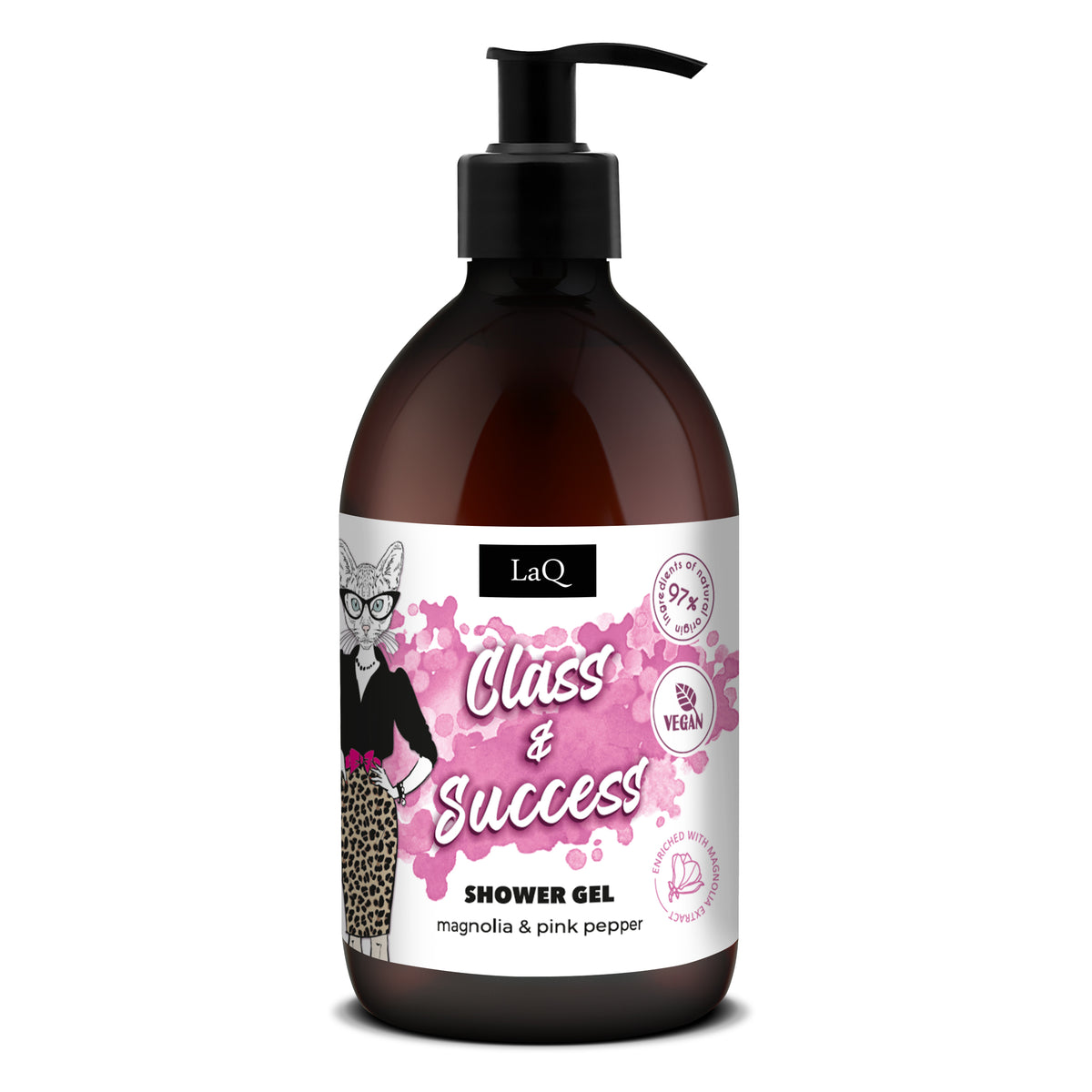 LaQ – Shower Gel – Magnolia & Pink Pepper 500ml