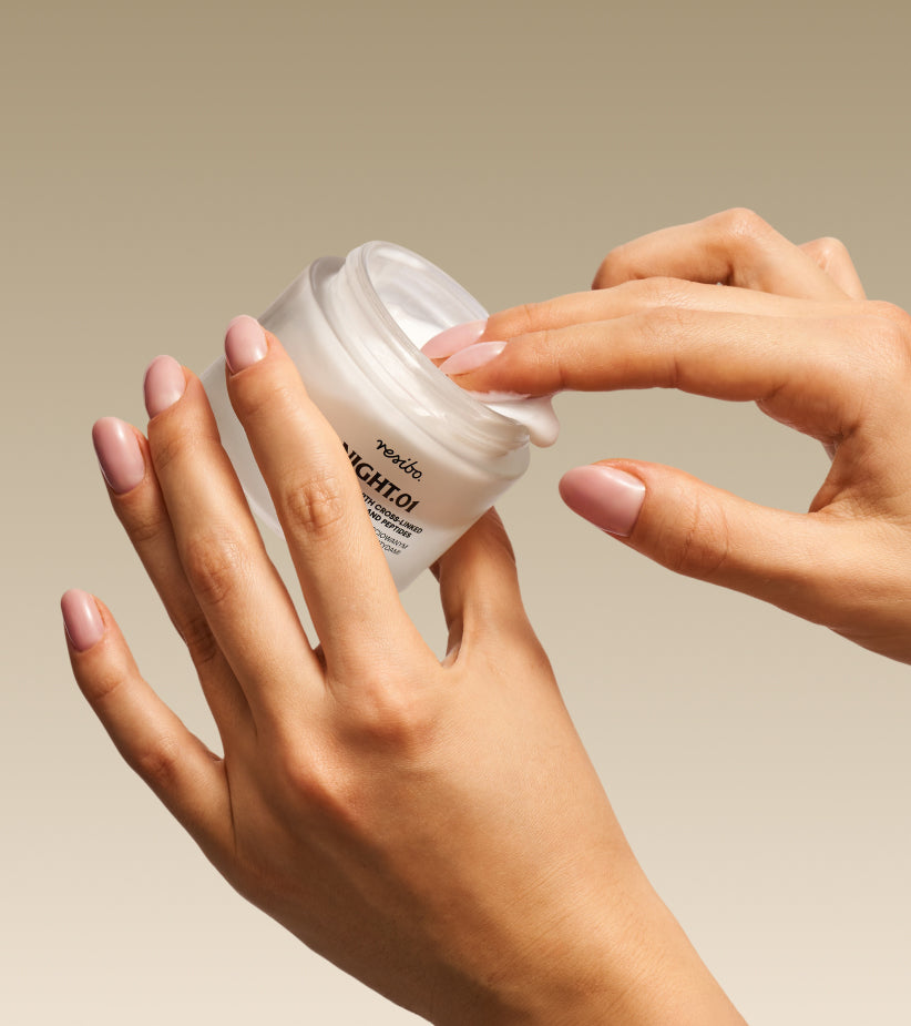 Resibo – NIGHT.01 – Filling Cream with Cross-Linked Hyaluronic Acid and Peptides 50ml