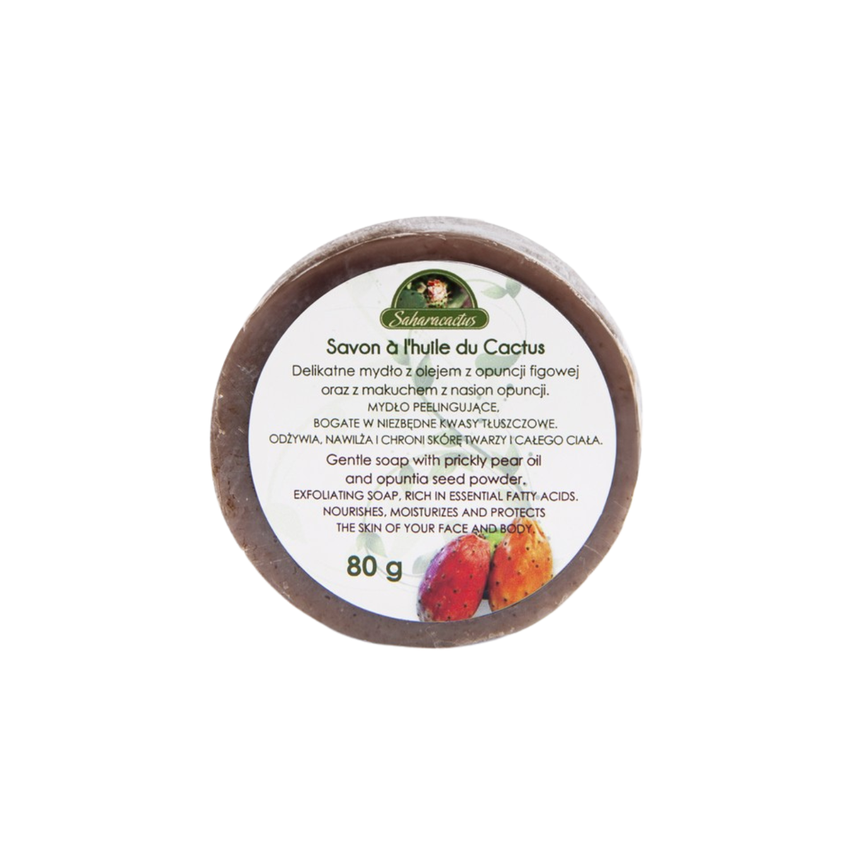 Saharacactus – Sápa með Olíu úr Fræjum Fígukaktusar 80g