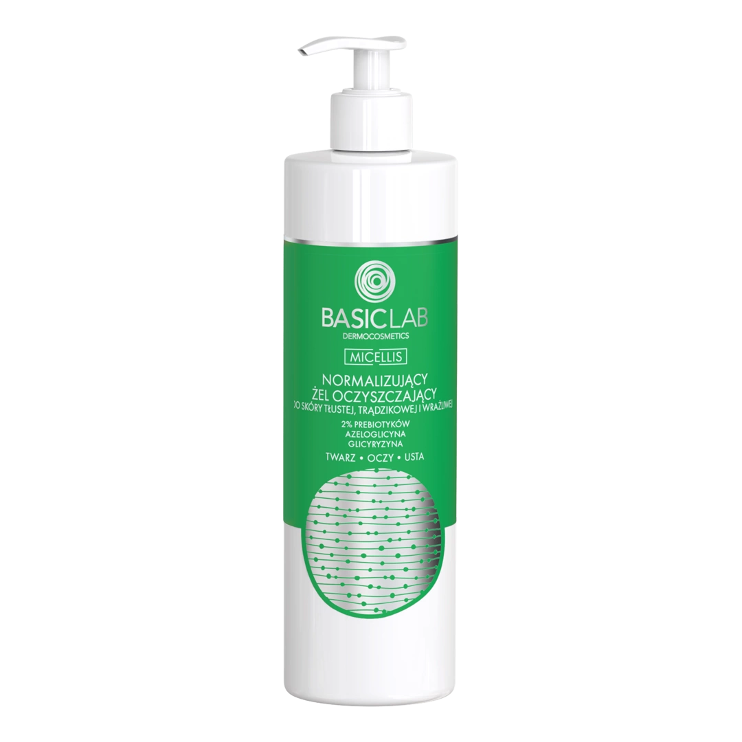 BasicLab – Normalizing Cleansing Gel For Oily, Acne and Sensitive Skin 300 ml