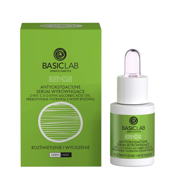 BasicLab – Antioxidant Balancing Serum with 15% Vitamin C – Brightening and Soothing 15 ml