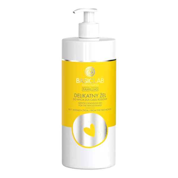 BasicLab – Gentle Cleansing gel for Body and Scalp for the Whole Family 500 ml
