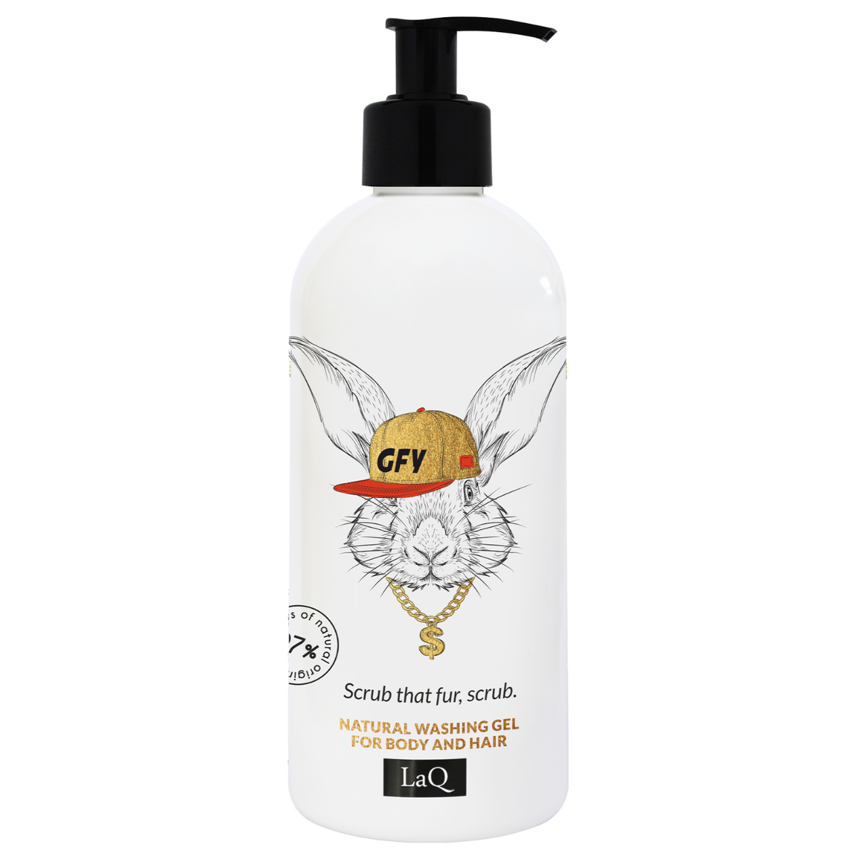 LaQ – 2 in 1 Shower Gel and Shampoo – Rabbit 300ml