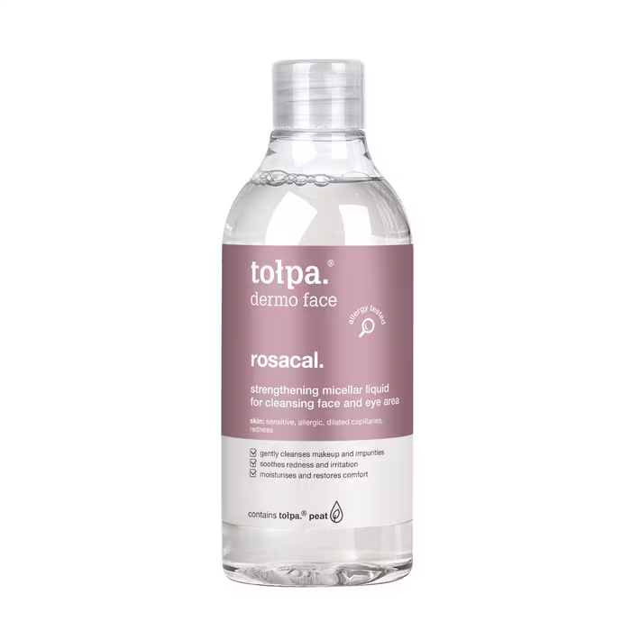 Tołpa – Dermo Face Rosacal – Strengthening Micellar Liquid for Cleansing Face and Eye Area 400ml