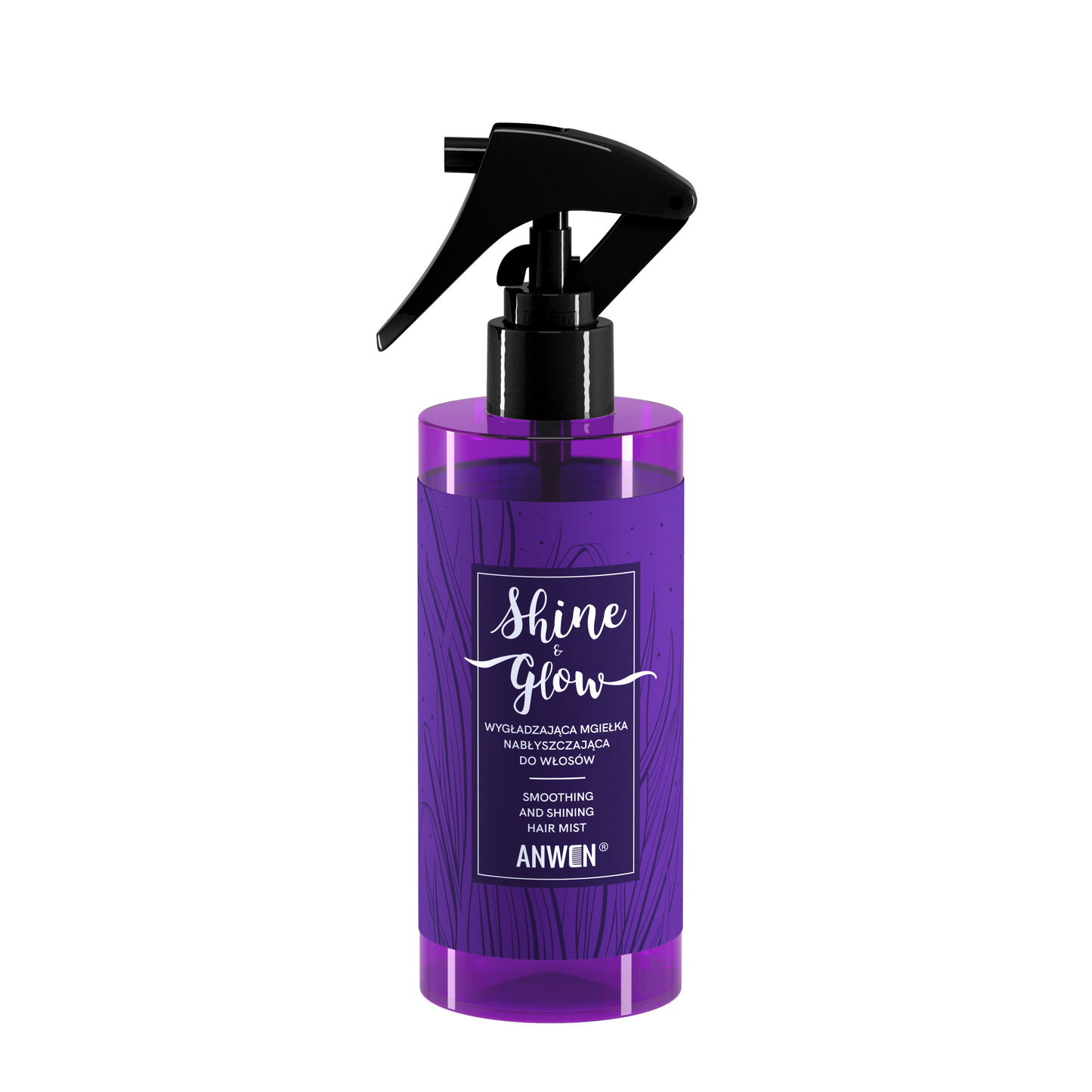 Anwen – Shine & Glow – Sléttandi og Glansgefandi Mistur 150ml