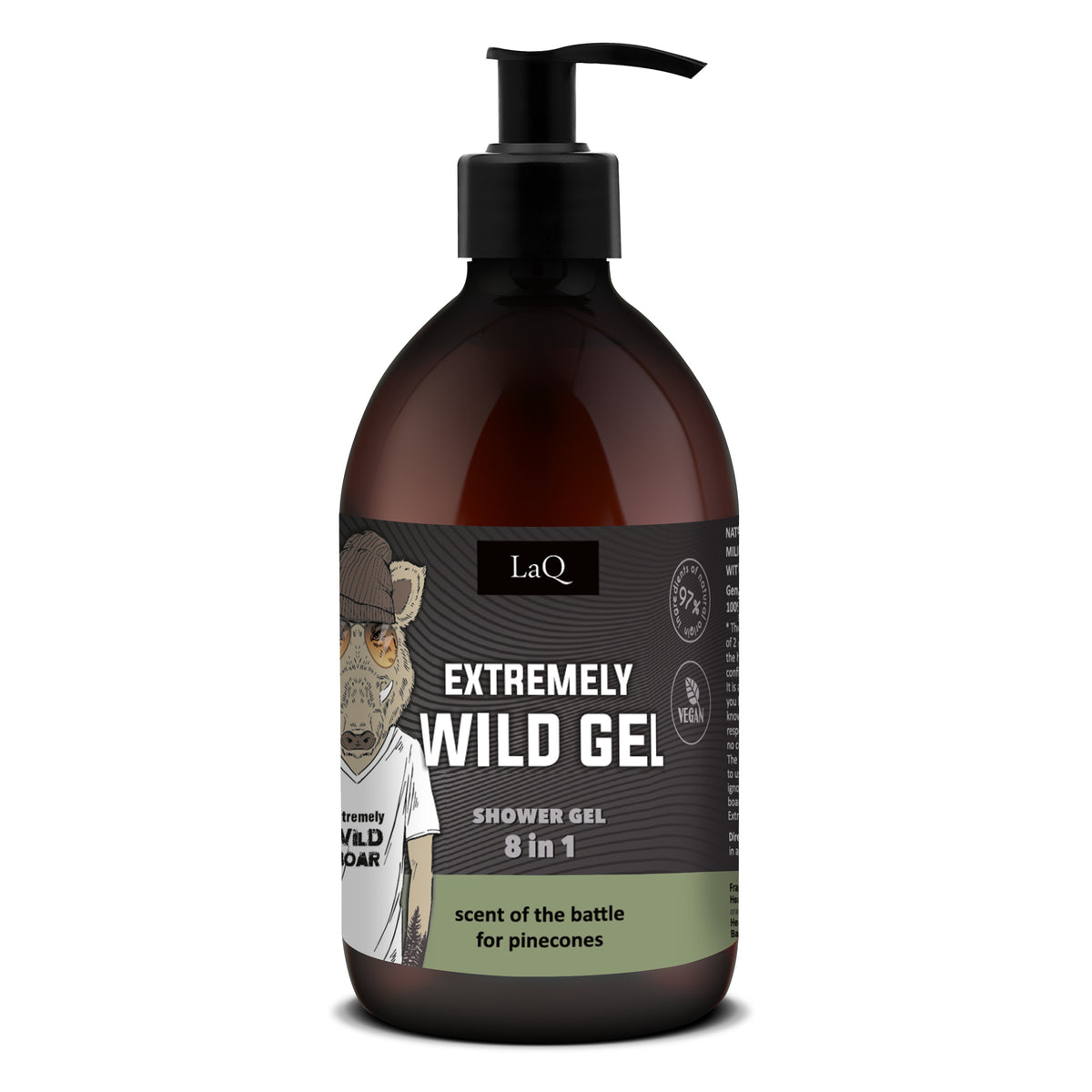 LaQ – Shower Gel 8 in 1 – Extremely Wild Gel 500ml