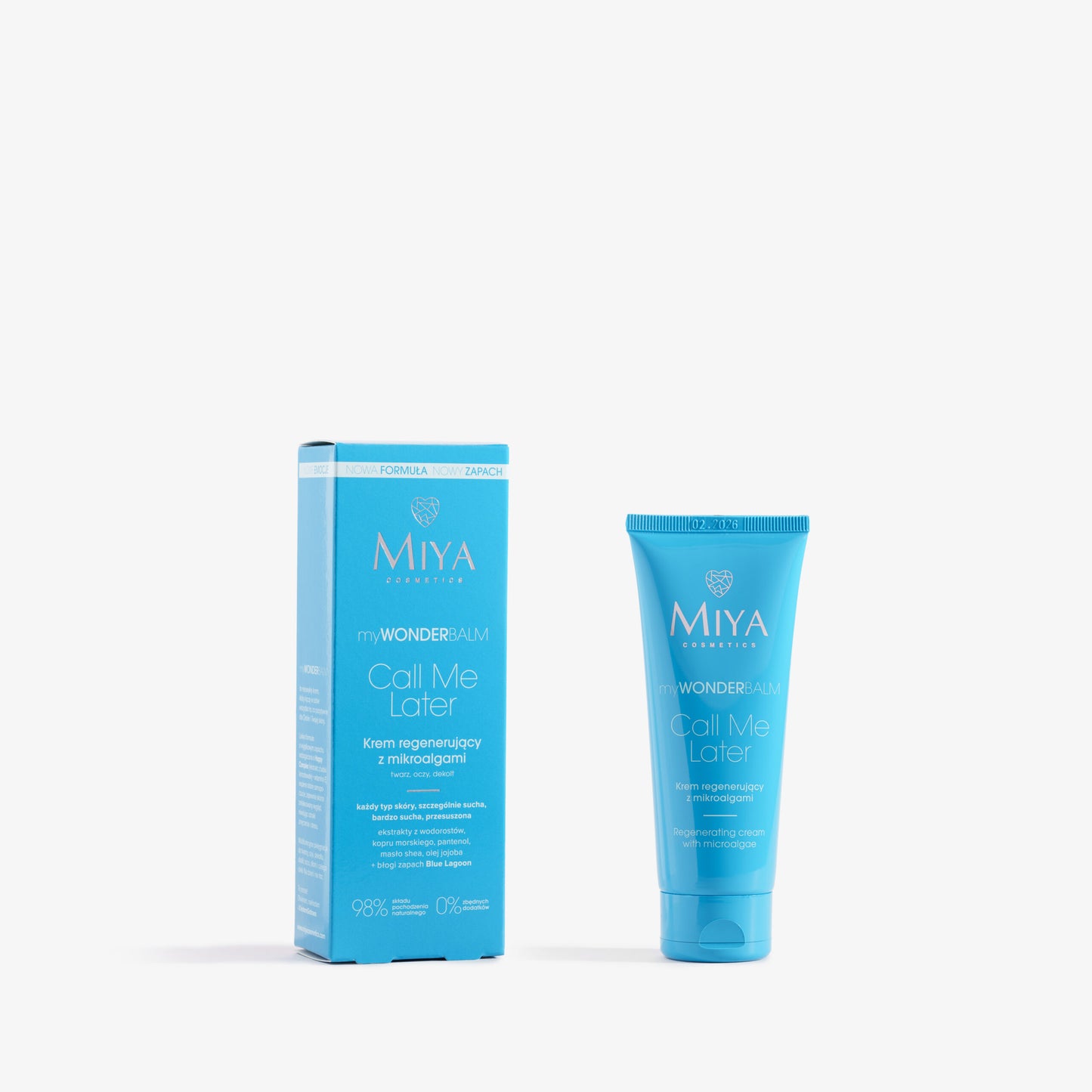 Miya Cosmetics – myWONDERBALM Call Me Later – Regenerating Cream with Microalgae 75ml