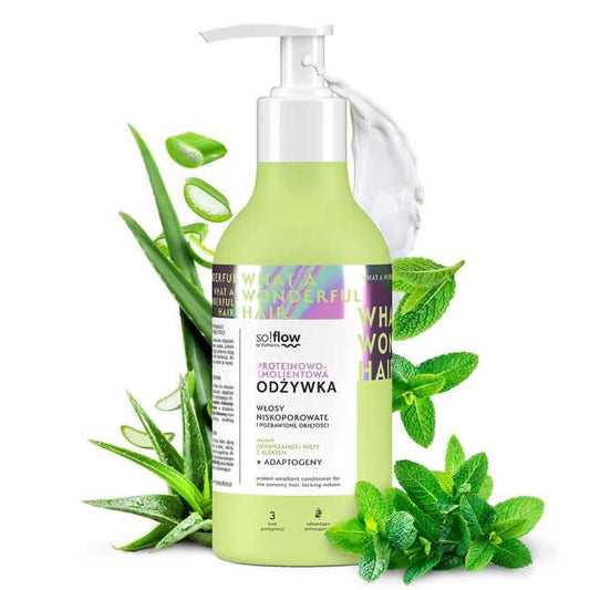 So!Flow – Protein-Emollient Conditioner for Low Porosity and Volumeless Hair 400 ml