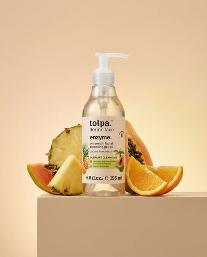Tołpa – Dermo Face Enzyme – Enzymatyczny Żel-Olejek do Mycia Twarzy 195ml
