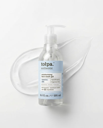 Tołpa – Authentic – Żel do Mycia Twarzy, Nawilżona Skóra 195ml