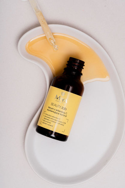Miya Cosmetics – BEAUTY.lab – Rozświetlające Serum z Witaminą C, Wyrównujące Koloryt 30ml
