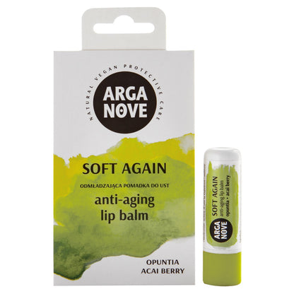 Arganove – Náttúrulegur Endurnærandi Varasalvi – Kaktusberi og Acai Ber 4,4g