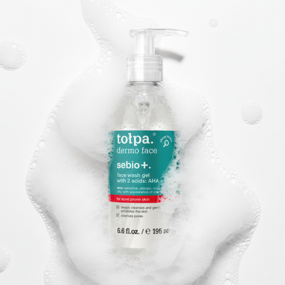 Tołpa – Dermo Face Sebio – Żel do Mycia Twarzy 2 Kwasy: AHA+LHA 195ml
