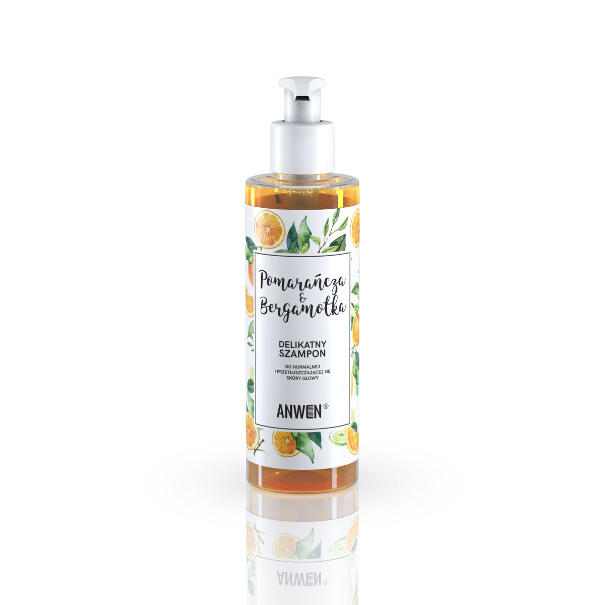 Anwen – Orange and Bergamot Shampoo For Normal and Oily Scalp 200ml