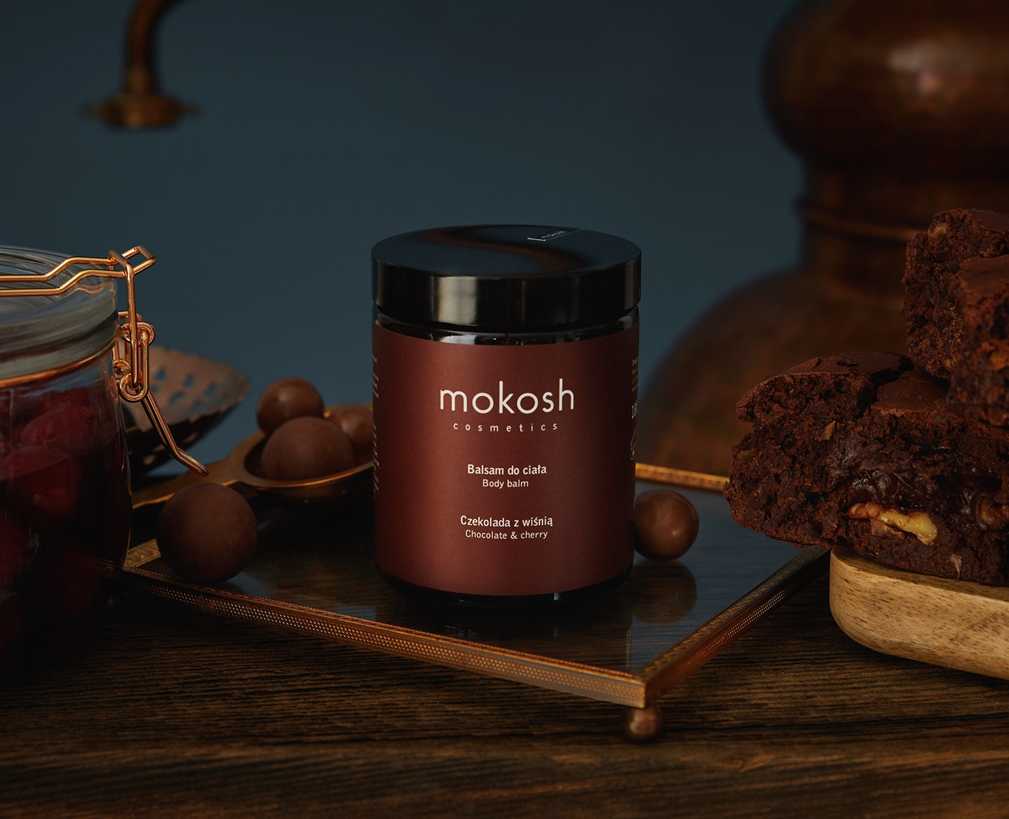Mokosh – Moisturizing Body Balm – Chocolate with Cherry 180ml
