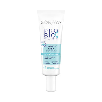 Soraya – Probio Care – Prebiotic Krem fyrir Feita og Viðkvæma Húð 50ml