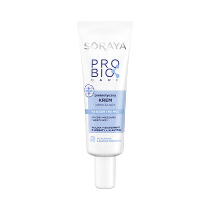 Soraya – Probio Care – Prebiotic Rakagefandi Krem fyrir Blönduða og Viðkvæma Húð 50ml