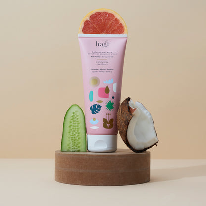 Hagi – Bali Holiday – Náttúrulegt Líkamskrem, Rakagefandi 200ml