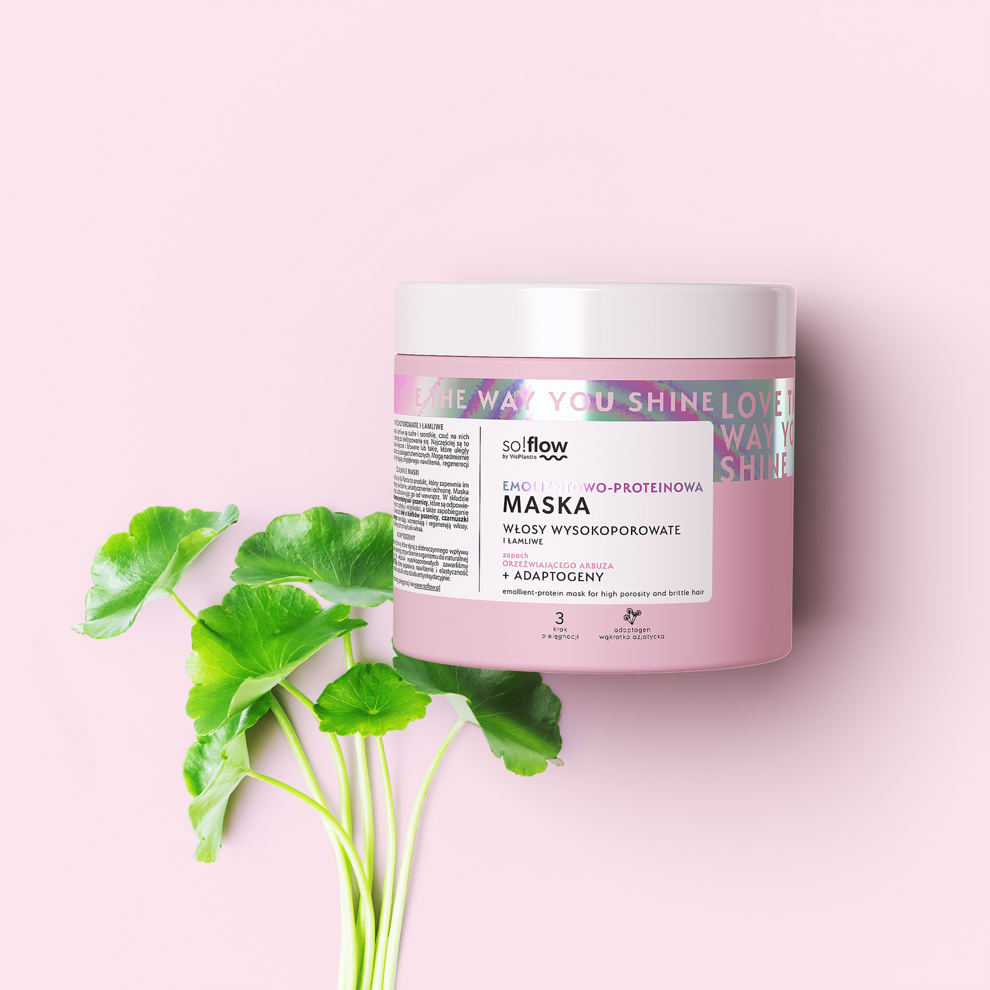 So!Flow – Mýkjandi & Próteinrík Hármaski fyrir Hávaxna Gropu og Brothætt Hár 400ml