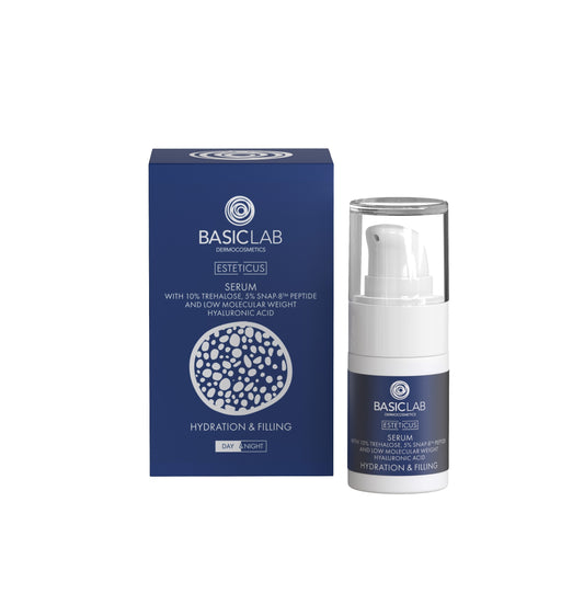 BasicLab – Serum with 10% Trehalose and 5% Peptide – Hydration and Plumping 15ml