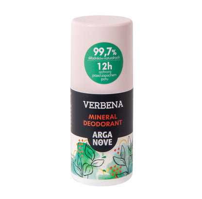 Arganove – Alum Steinefni Deodorant Verbena Roll-On 50ml