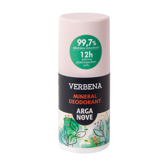 Arganove – Mineral Alum Deodorant Verbena Roll-On 50ml