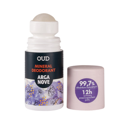 Arganove – Alum Steinefni Deodorant Oud Roll-On 50ml