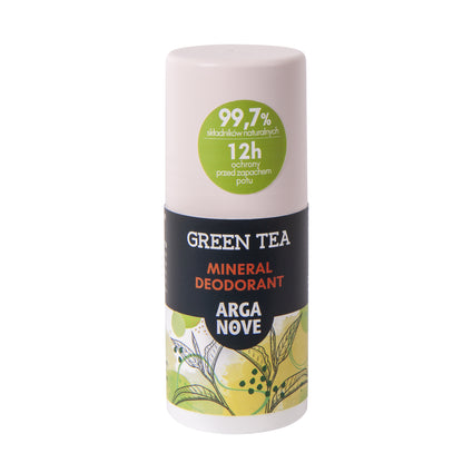 Arganove – Dezodorant Mineralny Ałunowy Zielona Herbata Roll-On 50ml