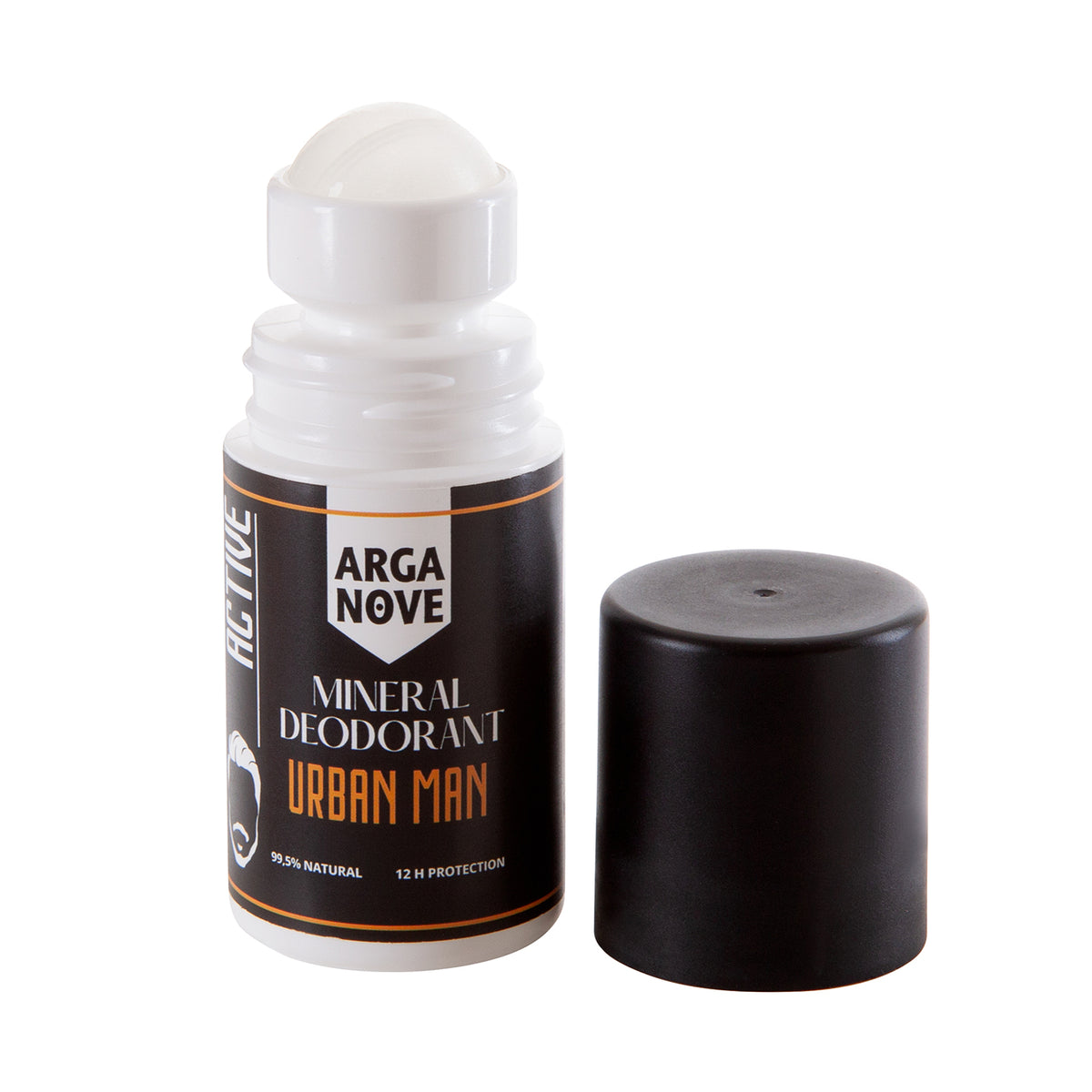 Arganove – Urban Man Roll-On Mineral Deodorant with Alum 50ml