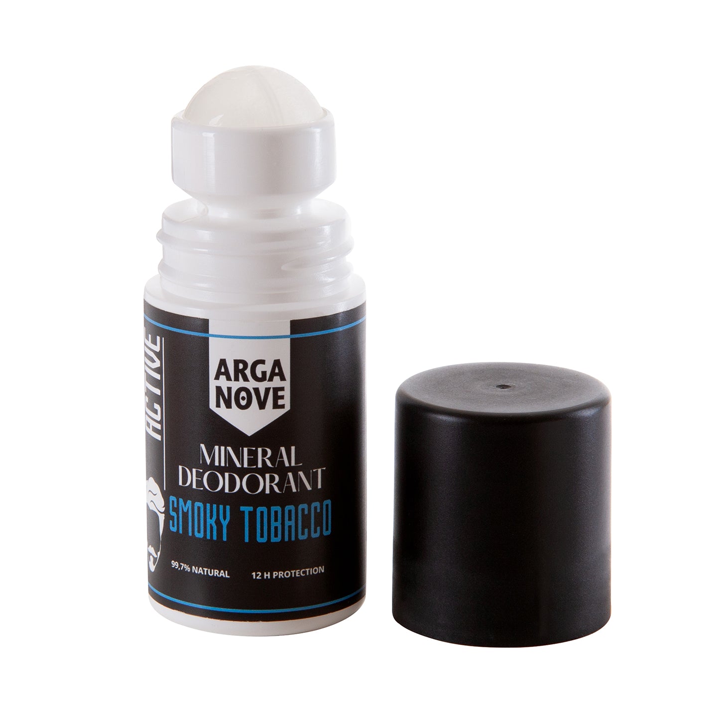Arganove – Smoky Tobacco Mineral Alum Roll-On Deodorant 50ml