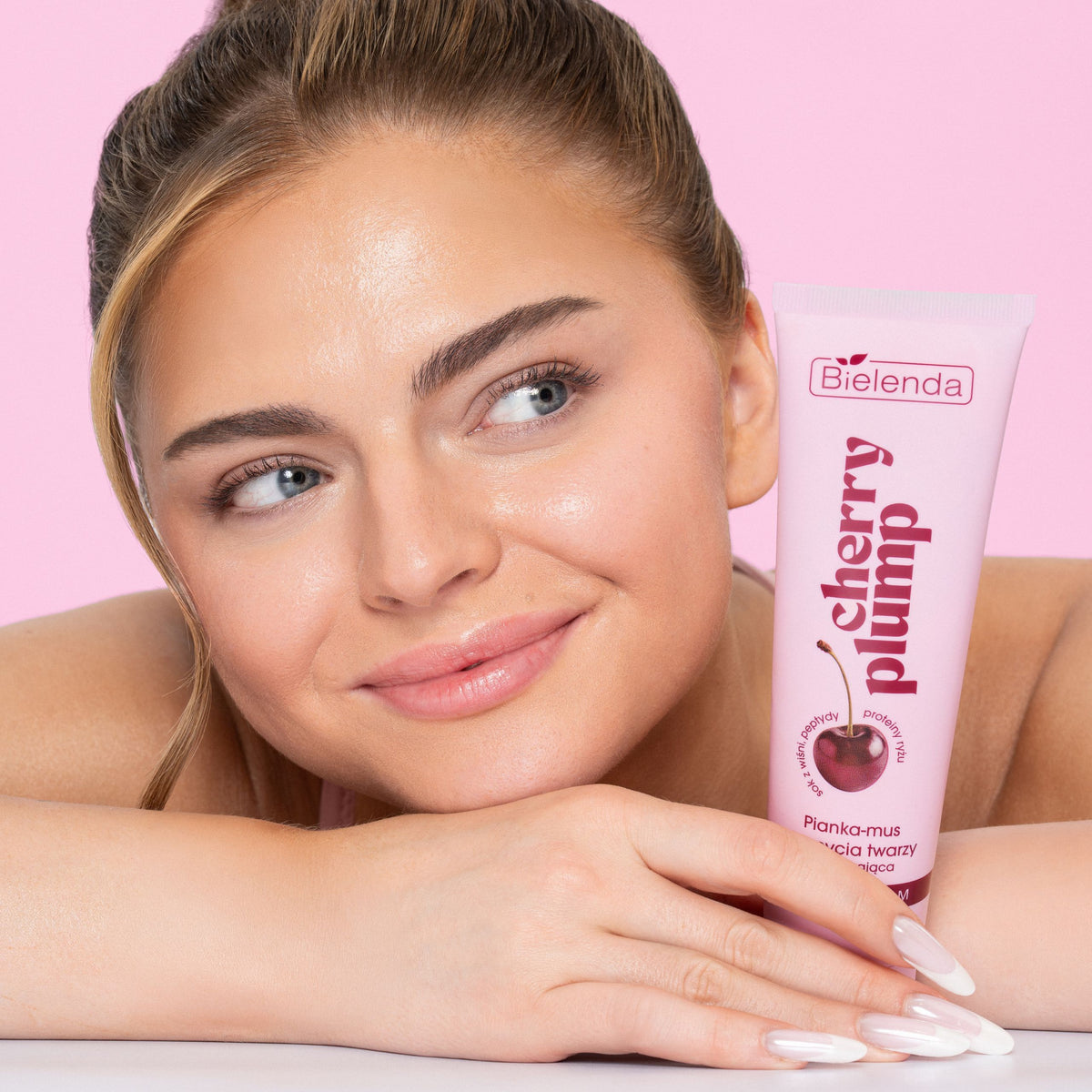 Bielenda – Cherry Plump – Oczyszczająca Pianka-Mus do Mycia Twarzy 130g