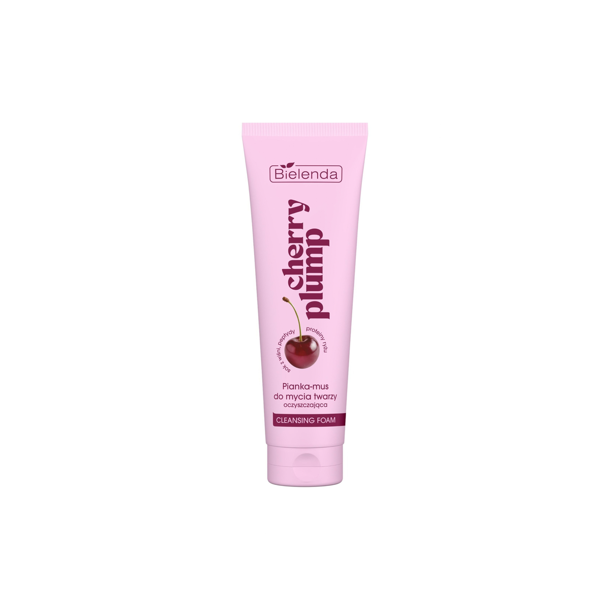 Bielenda – Cherry Plump – Oczyszczająca Pianka-Mus do Mycia Twarzy 130g