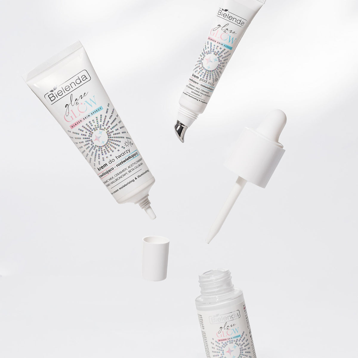 Bielenda – Glaze & Glow – Rakagefandi & Ljómandi Andlitskrem, Glazed Skin Effect 50ml