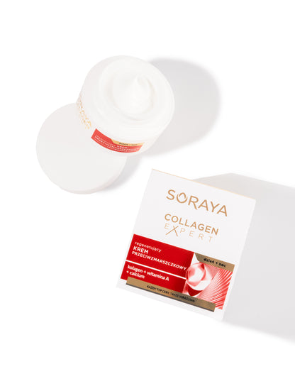 Soraya – Collagen Expert – Endurnýjandi Andlitskrem gegn Hrukkum 50ml