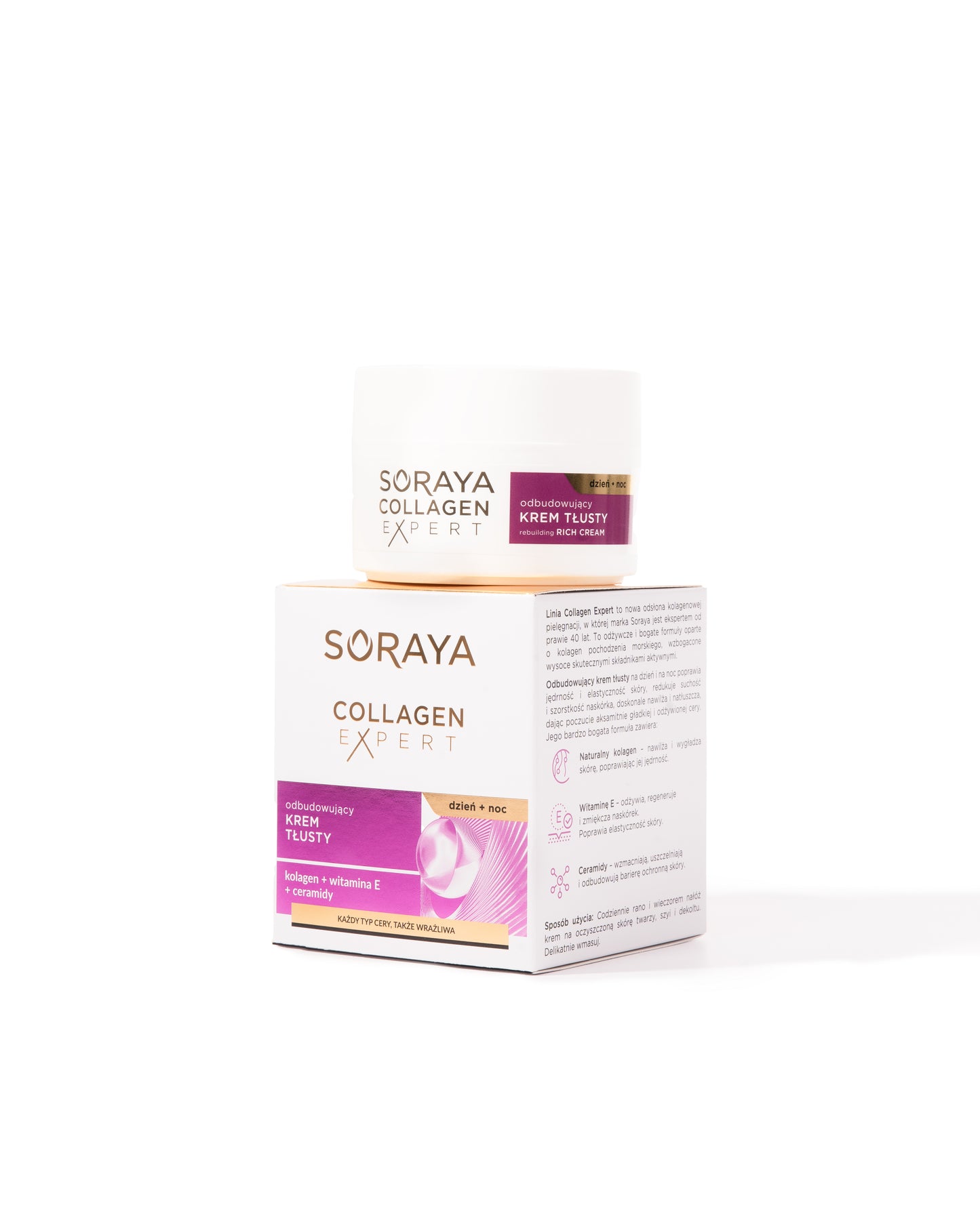 Soraya – Collagen Expert – Rebuilding Rich Cream with Vitamin E 50ml