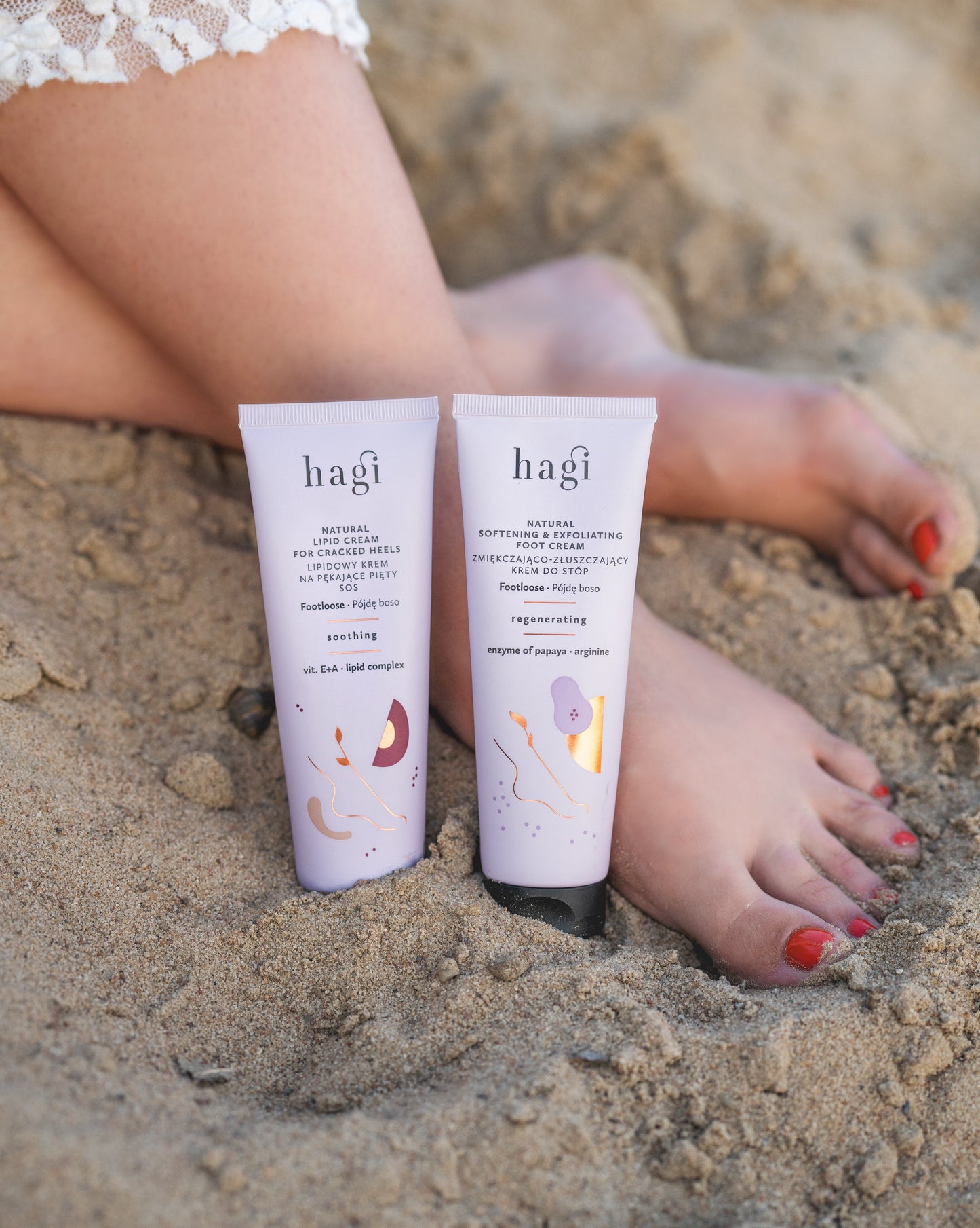 Hagi – Natural Softening & Exfoliating Foot Cream – Footloose 75ml