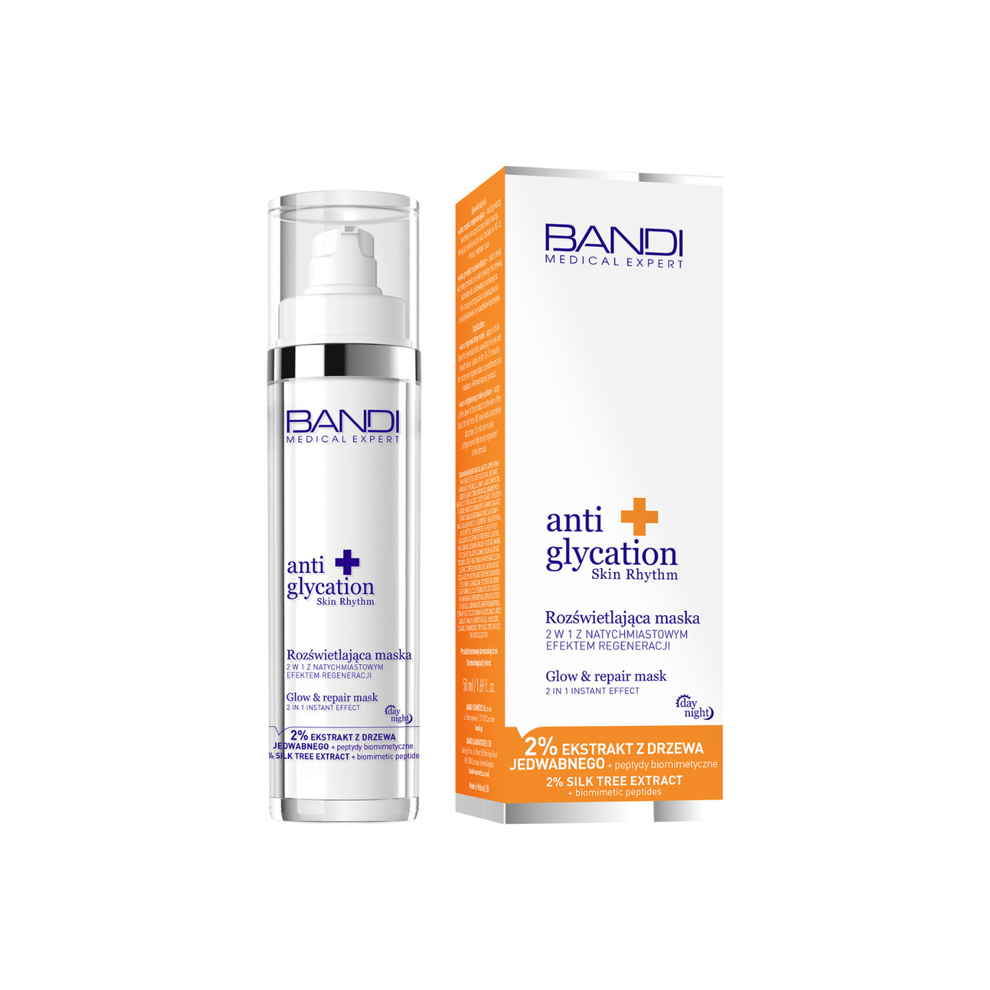 Bandi – Rozświetlająca Maska 2w1 z Natychmiastowym Efektem Regeneracji 50ml